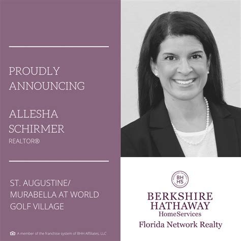 Berkshire Hathaway Homeservices Florida Network Realty Welcomes Allesha
