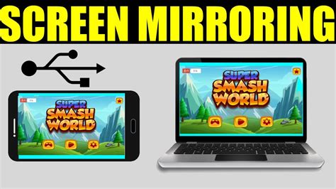 Mirror phone from pc to control your android smartphone while working on pc. How to MIRROR Your Android Screen Phone To PC Via USB - NO ...