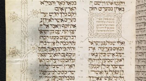 Hebrew Manuscript Highlights Micrography Polonsky Foundation