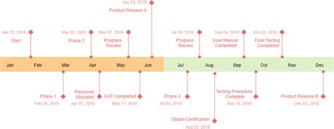 What Is Timeline Diagram With Examples