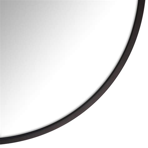 Black Arched Metal Frame Bathroom Mirror Luxe Mirrors