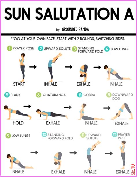 How To Do The 12 Poses Of Sun Salutation For Beginners How To Do The 12