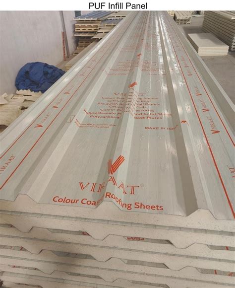 Viraat Color Coated Puf Infill Panel For Roofing At Rs 980square