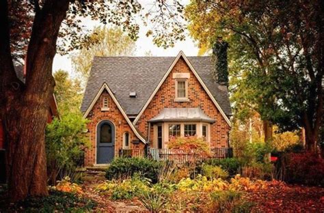 Cute Little Brick Cottage In The Woods Modern Design Cottage In