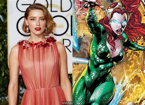 Amber Heard Confirms Her Role As Aquamans Wife Mera
