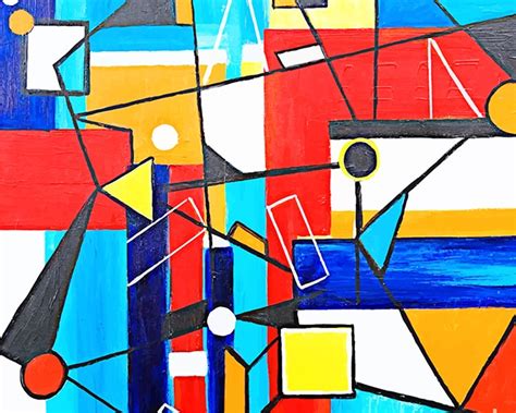Geometric Art Abstracts Paint By Numbers Paint By Numbers Uk