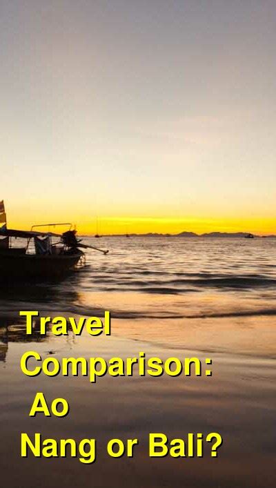 Should I Visit Ao Nang Or Bali Which Is Better For Food Nightlife
