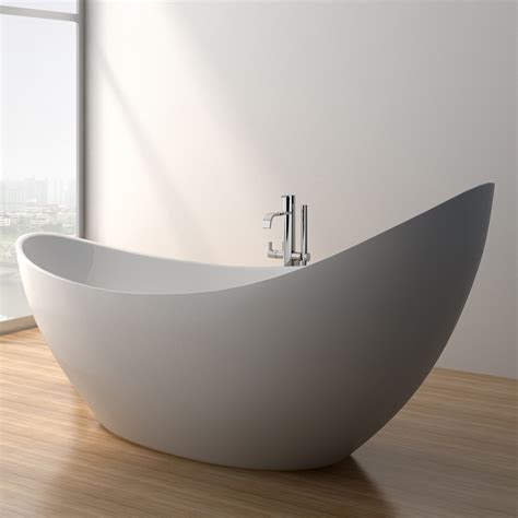 The best soaking tub is one that allows you to get in and out comfortably and provides you one of the best environments to have a soak. Debbi 74" Soaking Bathtub - Matte White | Free Shipping