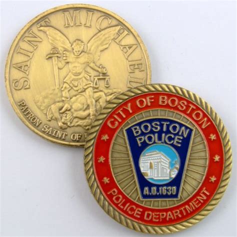 Boston Police Department Us Challenge Coin V029 At Amazons Collectible