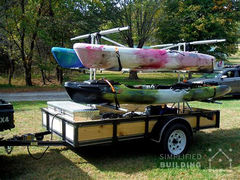 Build Your Own Kayak Trailer No Welding Or Cutting Required