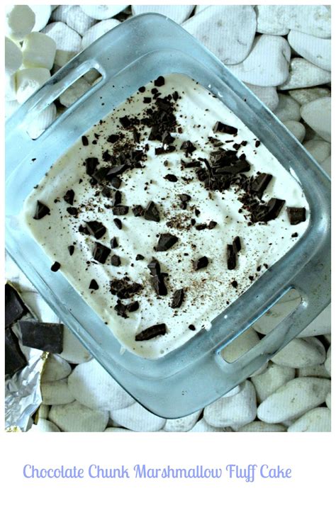 Millionaire Chocolate Chunk Marshmallow Fluff Cake Recipe Sweet