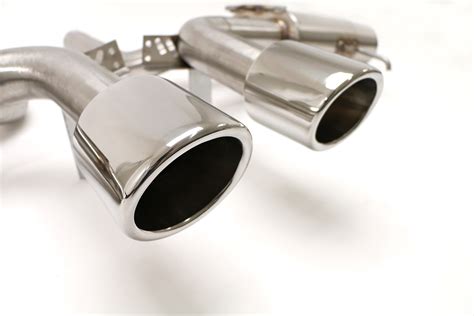 Cadillac Cts V Coupe Cat Back Exhaust System With X Pipe Round Tips