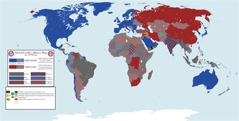Map of the world's alliances today [3996x2028] : MapPorn