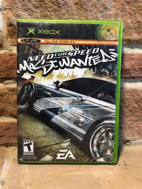 NEED FOR SPEED Most Wanted Microsoft XBOX Complete W Manual Tested PicClick