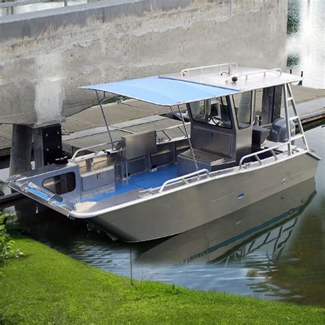 Kinocean Electric Welded Aluminum Fishing Boat Landing Craft Work Boat