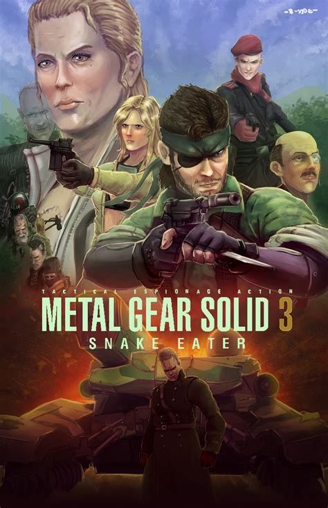 Metal Gear Solid 3 Bsideilustrador Posterspy