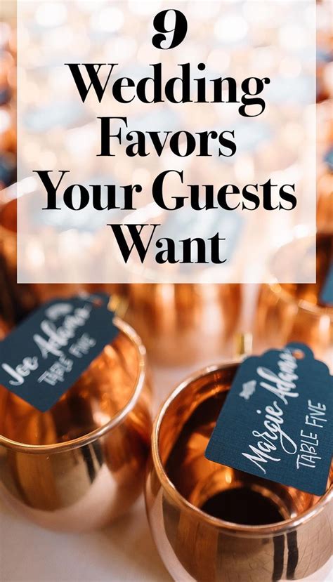 Wedding favors for guests unique wedding favors unique weddings wedding ideas wedding shoppe bachelorette party decorations party cups maid of honor bridal shower. 9 Wedding Favors Brides Should Consider (Because Guests ...