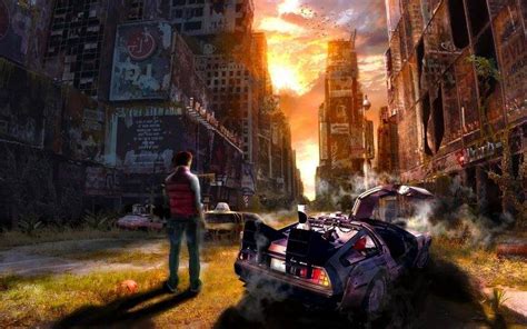 Fantasy Art Back To The Future Apocalyptic Wallpapers Hd