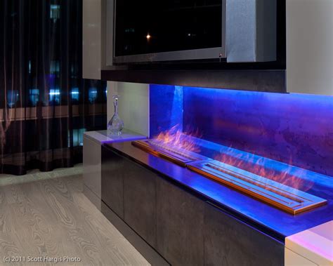 The Pad Indoor Fireplace Design Contemporary By Muratore Design