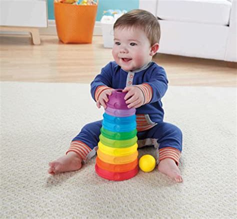 Fisher Price Baby Stacking And Nesting Stack And Roll Cups Set Of 10 Multi
