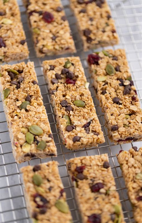 Chewy Nut Free Granola Bars Easy And No Bake