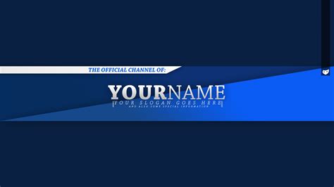 Youtube Youtube Banner Template 7 Free Youtube Banner Template Psd