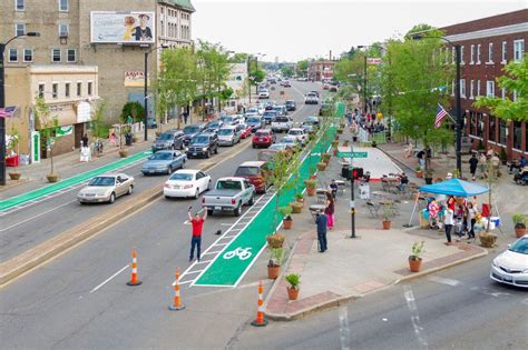 Tallmadge Ave Gets Bike Lane 1 Million Available For Akron Art Ideas