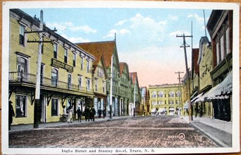 1924 Truro Nova Scotians Postcard Inglis Streetstanley Hotel Canada Ebay Truro Nova