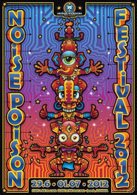 Psychedelic Music Festivals Concerts Bycicle Concert Posters Poison