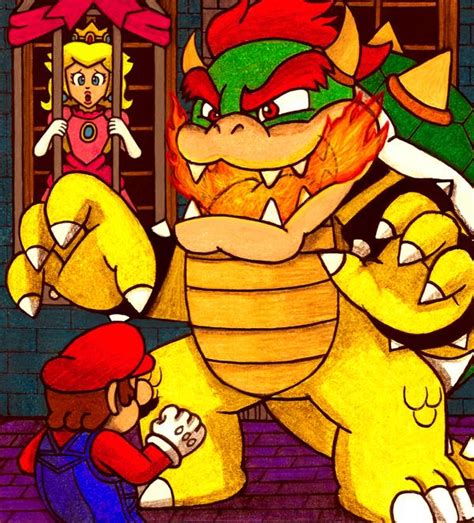 The King Of The Koopas By Villaman89 On Deviantart Mario And Luigi Mario And Princess Peach