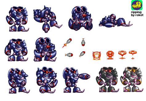Sonic Blast Man Boss 3 Character Sprites Mugen Free For All