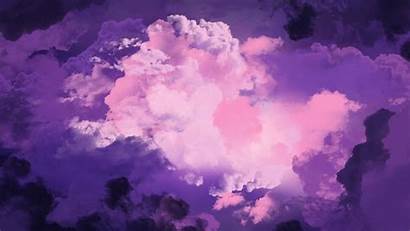 Sky Storm Purple Clouds Skies Vibrant Wallpapers