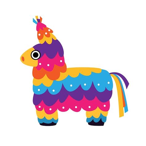 Premium Vector Pinata In Flat Style Isolated Illustration Cinco De