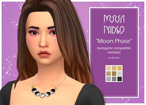 Alexaarr In 2020 Moon Phases Necklace Sims 4 Cc Sims 4 Vrogue