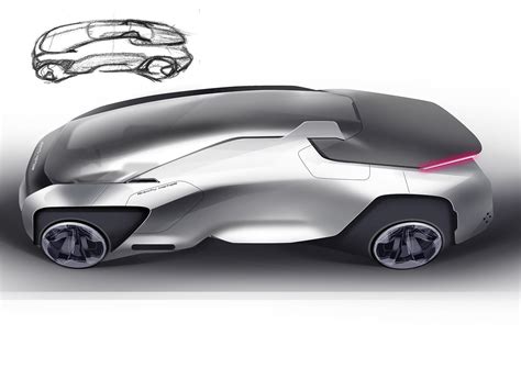 Daily Sketches On Behance Flying Car Futuristic Cars City Car