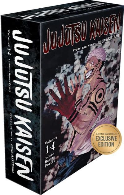 Jujutsu Kaisen Box Set Vols 1 4 Bandn Exclusive Editionbn Exclusive In 2022 Boxset Jujutsu