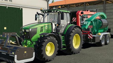 Tractor Fbm Team John Deere 6r V1000 Farming Simulator 22 Mod