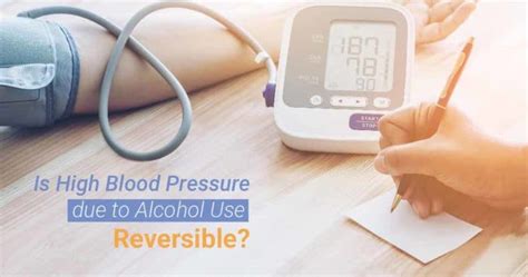 Is High Blood Pressure From Alcohol Use Reversable Elevate