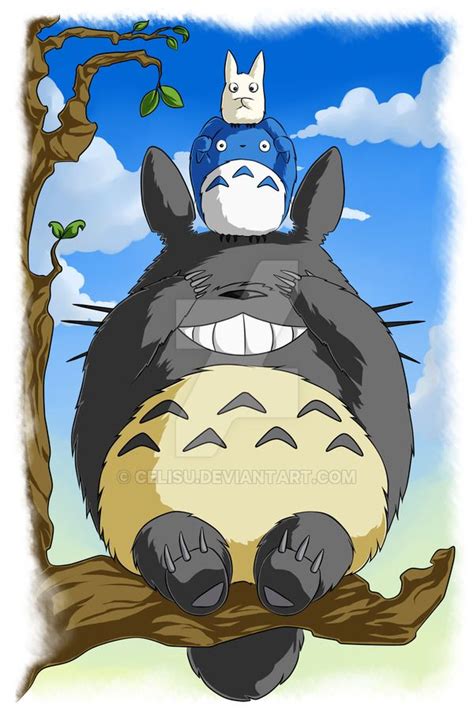 My Wise Neighbors By Celisu Totoro Art Totoro Studio Ghibli