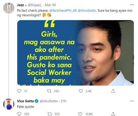 Vico Sotto Quotes Vera Files Fact Check Netizens Resurface Fake Vico