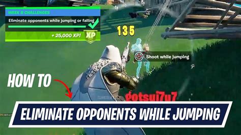 How To Complete Eliminate Opponents While Jumping Or Falling Challenge