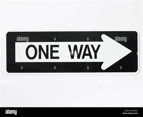 One Way Road Sign High Resolution Stock Photography And Images Alamy