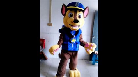 Paw Patrol Mascot Costume For Adults Chase Mascot Costume For Birthday