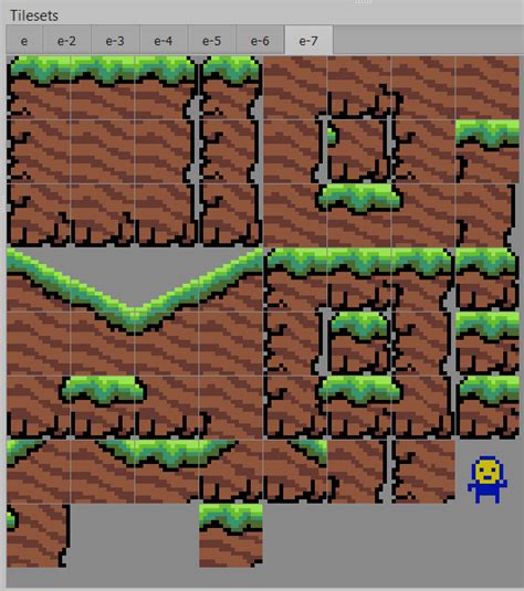 16 Bit Platformer Tileset By Millionanthony