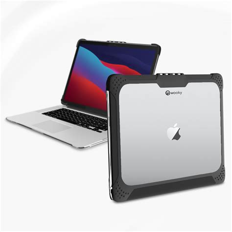 Macbook Air M1 13 Shockproof Rugged Folio Hard Shell Back Case Cover