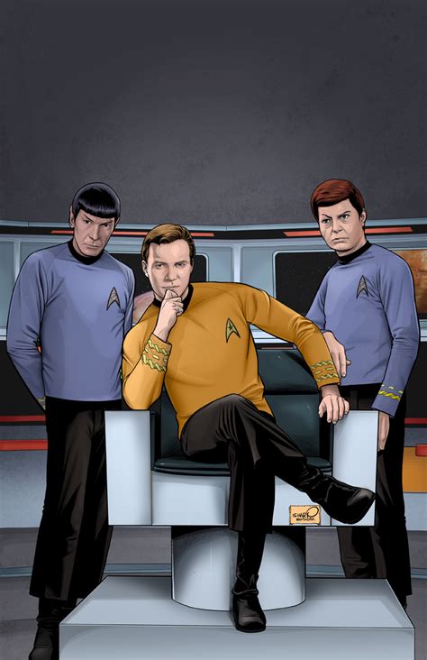 Spock Kirk And Mccoy By Sharpbrothers Star Trek The Original Series