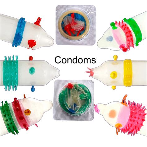Adult Sex Toys Big Particle Full Oil Condoms G Spot Vaginal Stimulation
