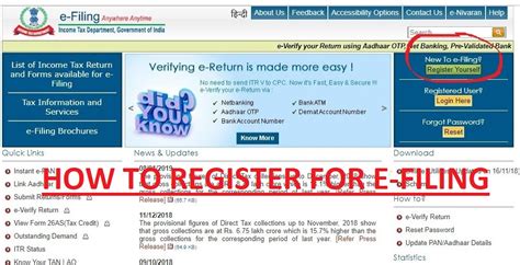 The exam is conducted through pen. How to register for e-filing income tax return - HrYogi.com