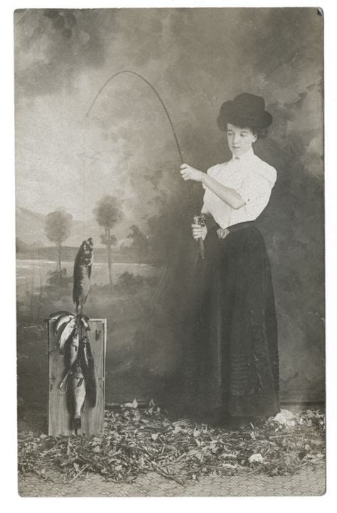 Studio Fishing A Unique Real Photo Postcard From AtypicalArt Fishing
