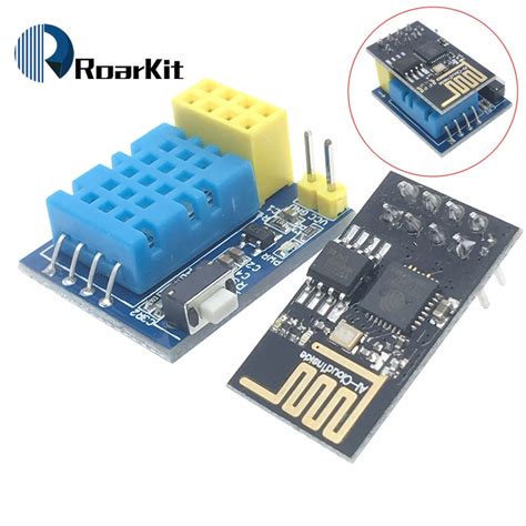 Esp8266 Esp 01s 5v Wifi Relay Module Temperature Sensor Ds18b20 Dht11